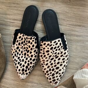 Jenni Kayne Leopard Mules, Size 41